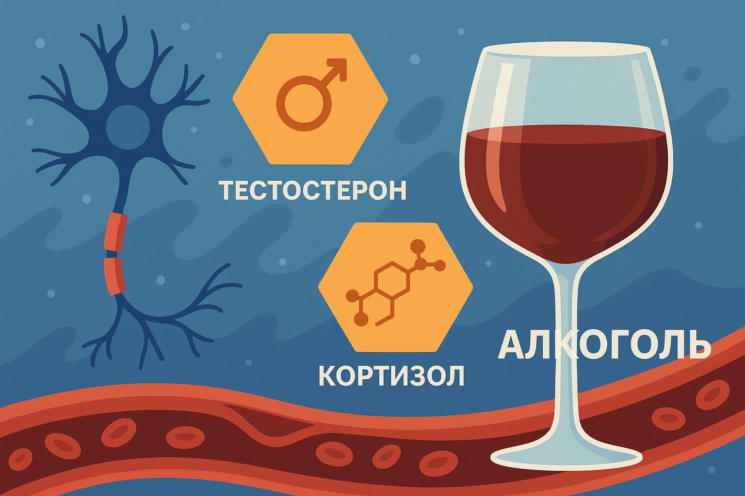 Как алкоголь влияет на гормональный фон и потенцию